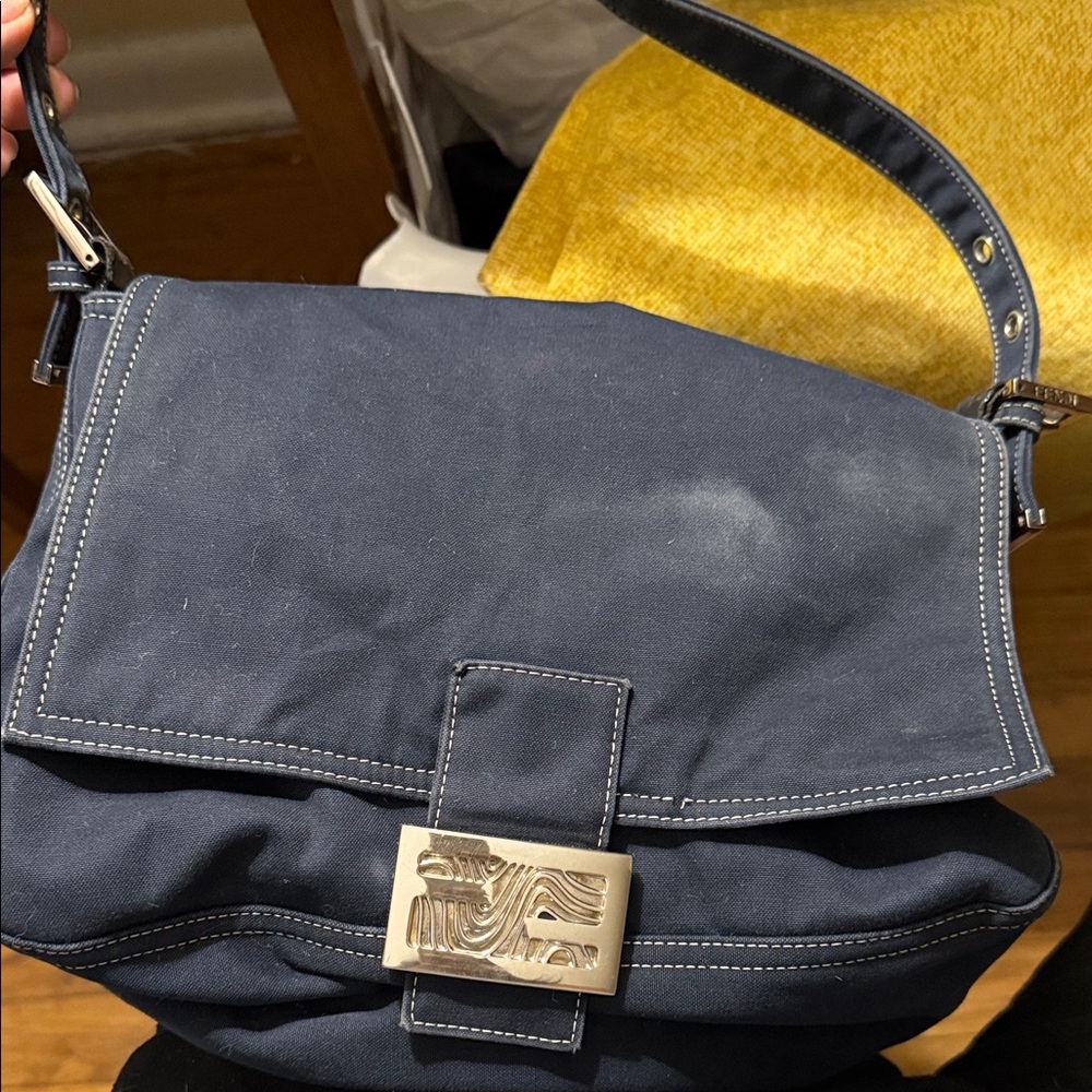 Fendi denim mama baguette